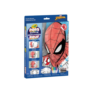 Crayola - Crayola POPS Ensemble d'art 3D pour enfants Spiderman
