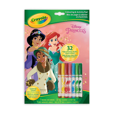 Crayola - Livre de coloriage et d'activités Crayola, Princesses Disney