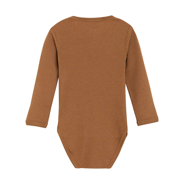 Minymo - Cache couche manche longue caramel