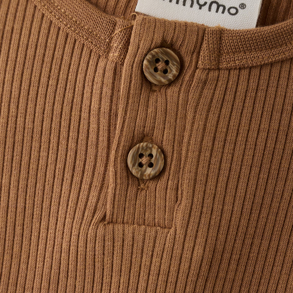 Minymo - Cache couche manche longue caramel