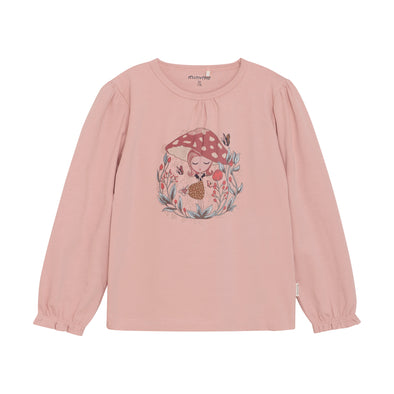 Minymo - Chandail rose champignon