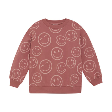 Minymo - Chandail rose smilie