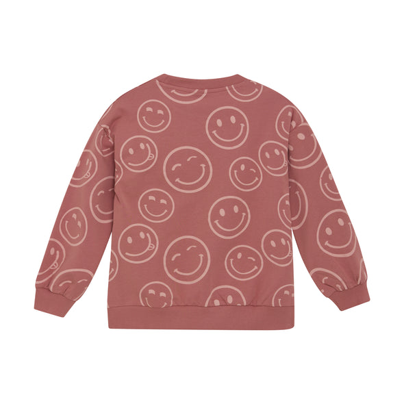 Minymo - Chandail rose smilie