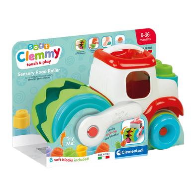 Clementoni - ROULEAU COMPRESSEUR SENSORIEL