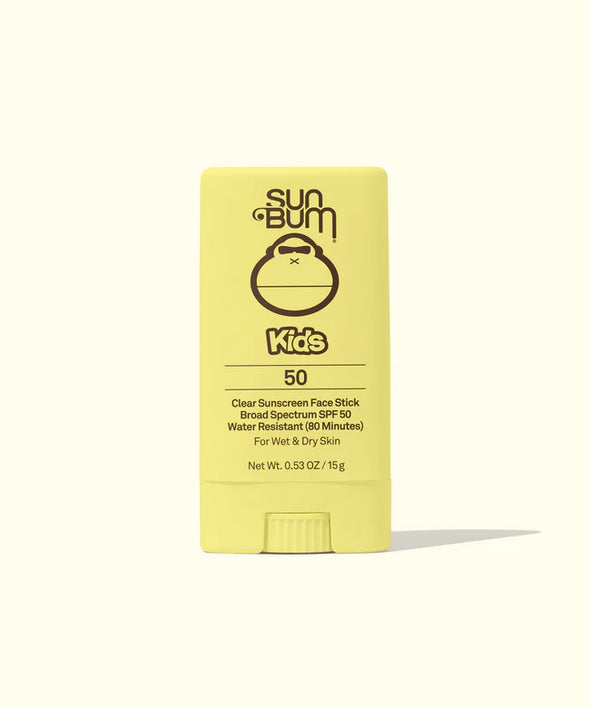 Sun Bum - Stick solaire transparent pour le visage SPF 50 pour enfants
