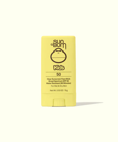 Sun Bum - Stick solaire transparent pour le visage SPF 50 pour enfants
