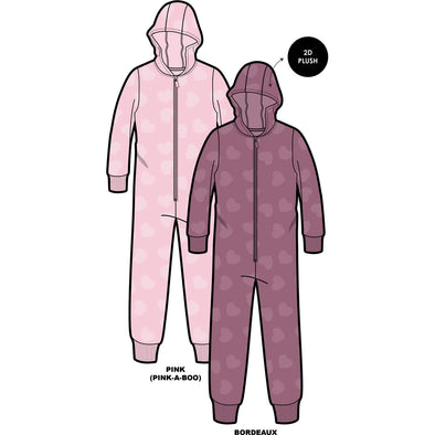 MID - Pyjamas une pièce rose pale