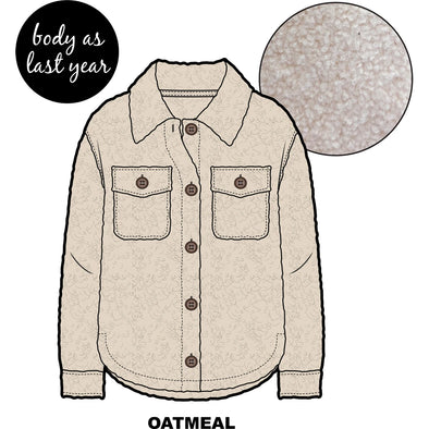 MID - Veste sherpa crème