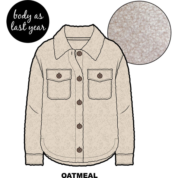 MID - Veste sherpa crème