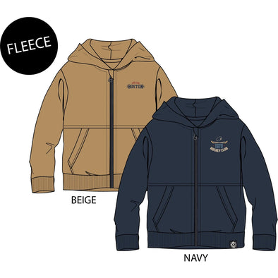 MID - Veste beige a capuchon