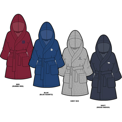 MID - Robe de chambre bleu soccer