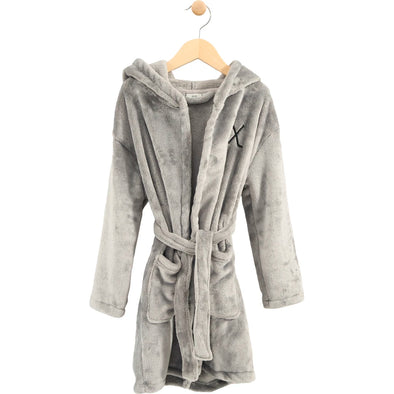 MID - Robe de chambre grise hockey