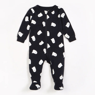 Petit Lem - Pyjamas noire fantômes phosphorescent