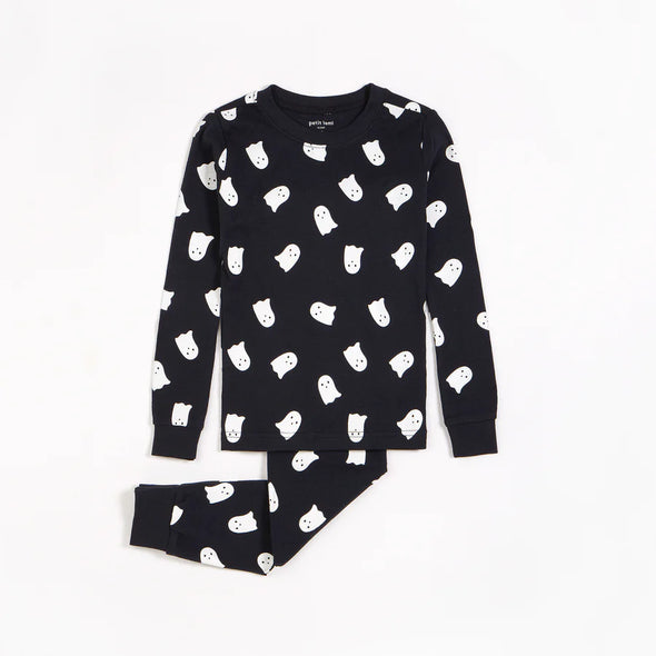 Petit Lem - Pyjamas 2 pc noir fantômes phosphorescent