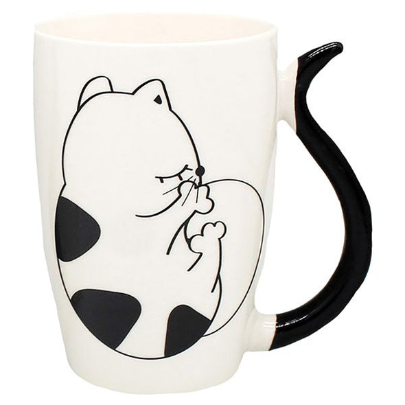 Tasses en forme de queue de chat