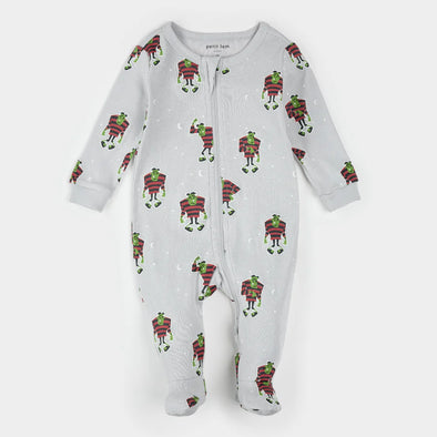 Petit Lem - Pyjamas gris monstre de Frankenstein