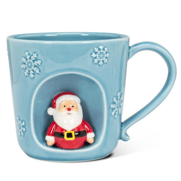 Tasse flocon de neige avec Père Noël