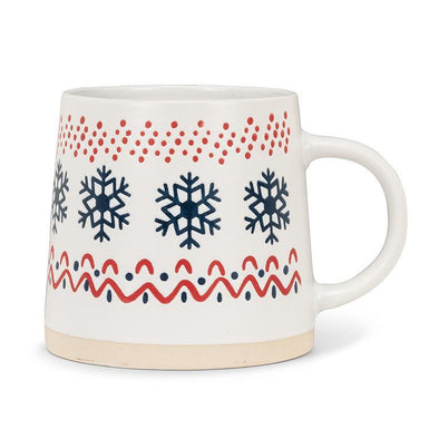 Tasse à base large avec motif nordique