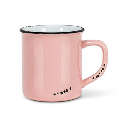 Tasse rustique rose