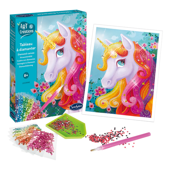TABLEAU A DIAMANTER - LICORNE