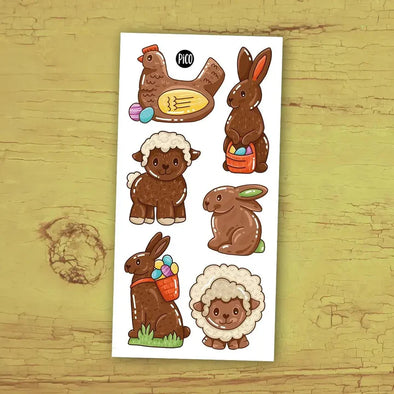 Pico tatouages - Les lapins en chocolat
