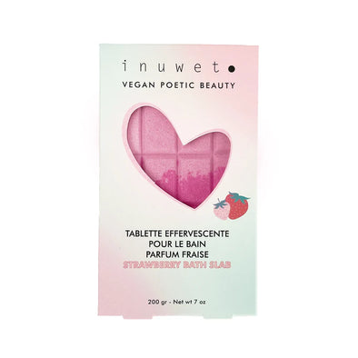 Inuwet - Tablette de bain effervescente- Fraise