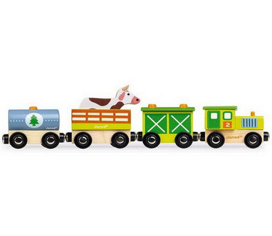 Janod - Train en bois ferme