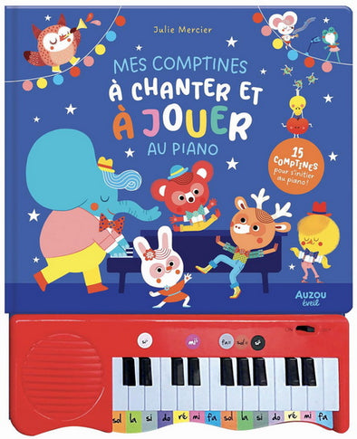 Auzou -  Mes comptines à chanter et à jouer au piano