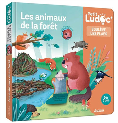 Auzou -  Les Animaux de la forêt : soulève les flaps
