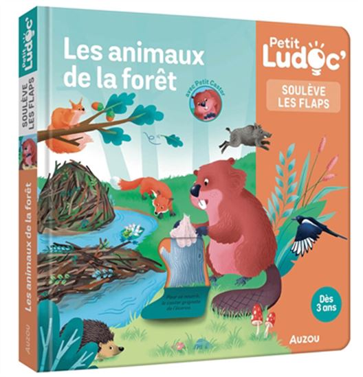 Auzou -  Les Animaux de la forêt : soulève les flaps