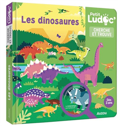 Auzou -  Les Dinosaures : cherche et trouve