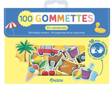 Auzou  - 100 gommettes - En vacances