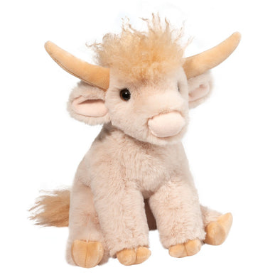 Douglas - Mini Laddie Soft Cream Highland Cow