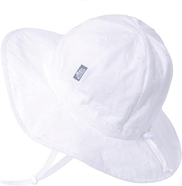 Jan & Jul - Cotton Floppy Hats  White Eyelet