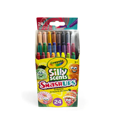 Crayola - Silly Scents Mini crayons twistables, 24 pièces