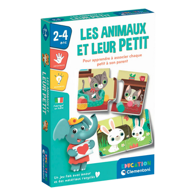 Clementoni - EDUCATION: LES ANIMAUX ET LEURS PETITS