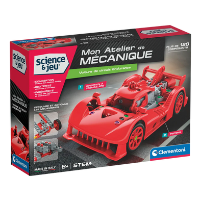 Clementoni - SCIENCE & JEU: ATELIER MÉCANIQUE - VOITURE LE MANS
