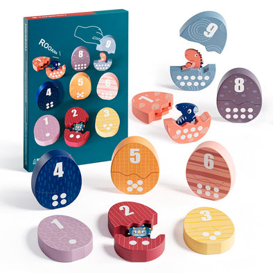 Topbright - Jeu de correspondance des nombres de dinosaures
