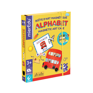 MierEdu - Boite d'art magnétique - Alphabet bilingue