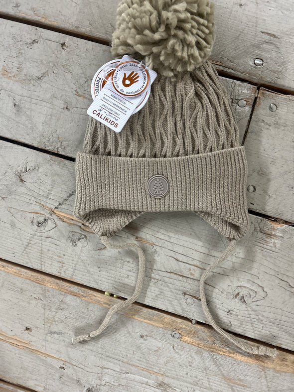 Calikids - Tuque en tricot Beige