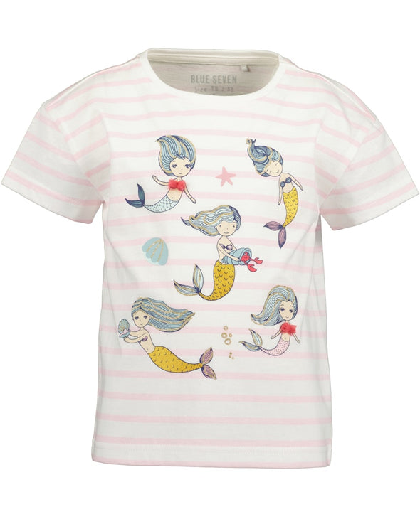 Kitzberg - T-Shirt rayé rose sirène