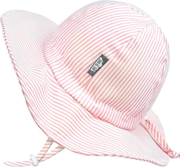Jan & Jul - Cotton Floppy Hats Pink Stripes