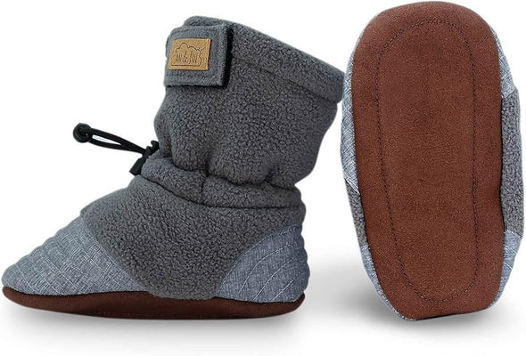 Jan & Jul - Booties Stay Put Cozy - Gris