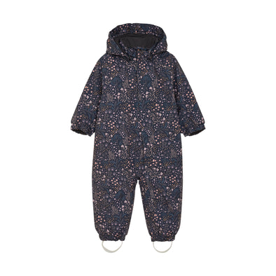 Color kids - Une pièce habit de neige bébé fleuris