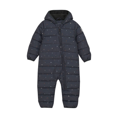Color kids - Une pièce habit de neige bébé noir sapin