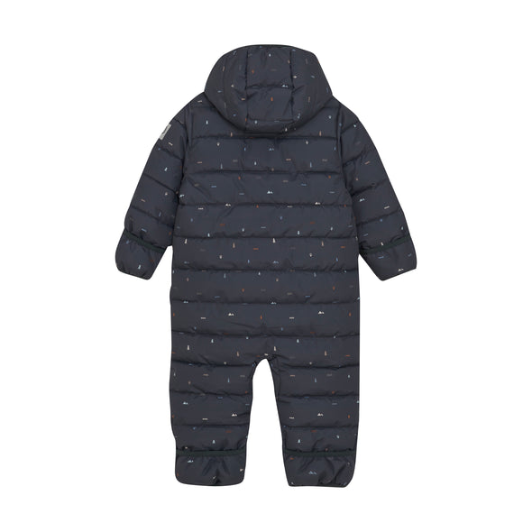 Color kids - Une pièce habit de neige bébé noir sapin