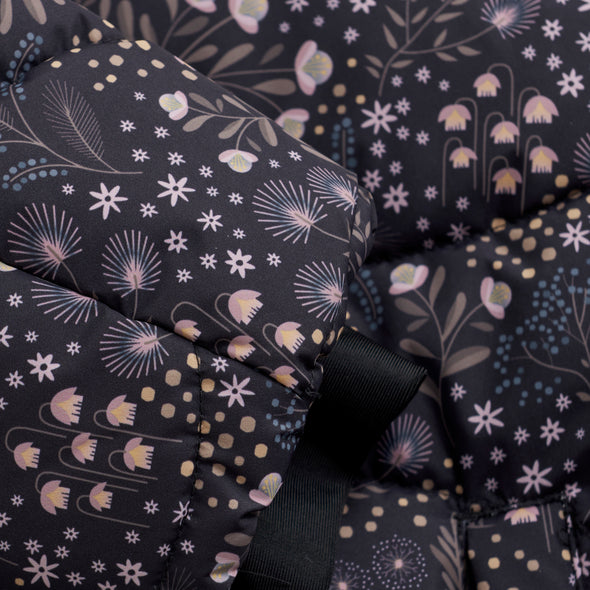 Color kids - Manteau hiver marine fleurs