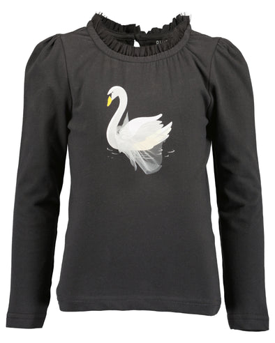 Kitzberg - Chandail charcoal cygne