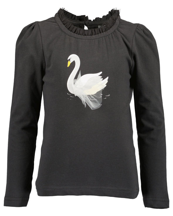 Kitzberg - Chandail charcoal cygne