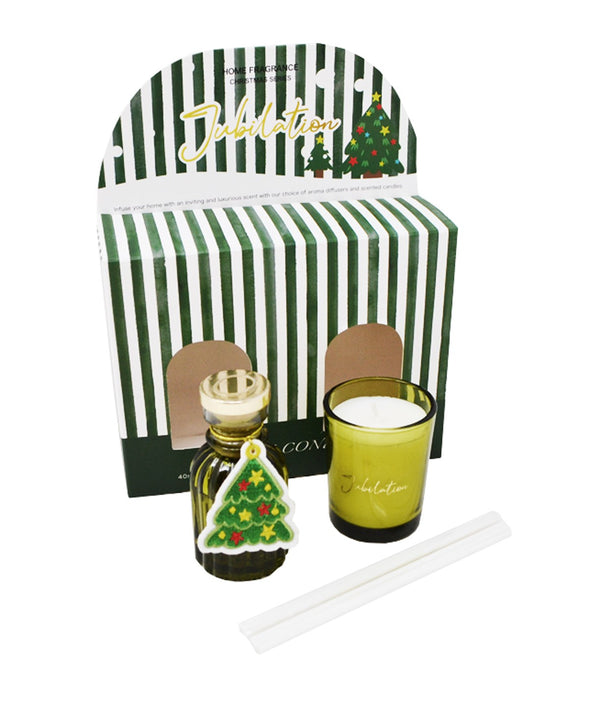 CHANDELLE ET DIFF POMMES DE PIN